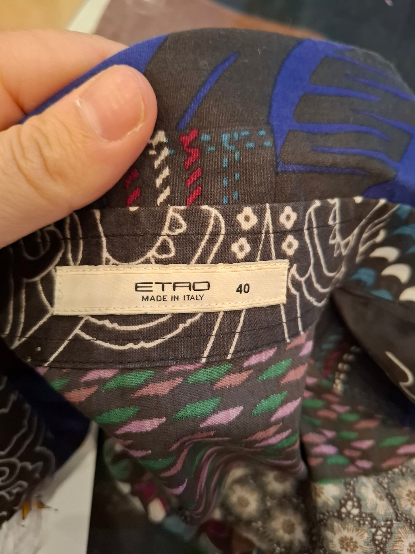 Camicia Etro tg 40 a fantasia