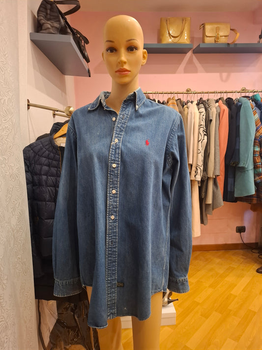 Camicia denim Ralph Lauren vintage tg M/L