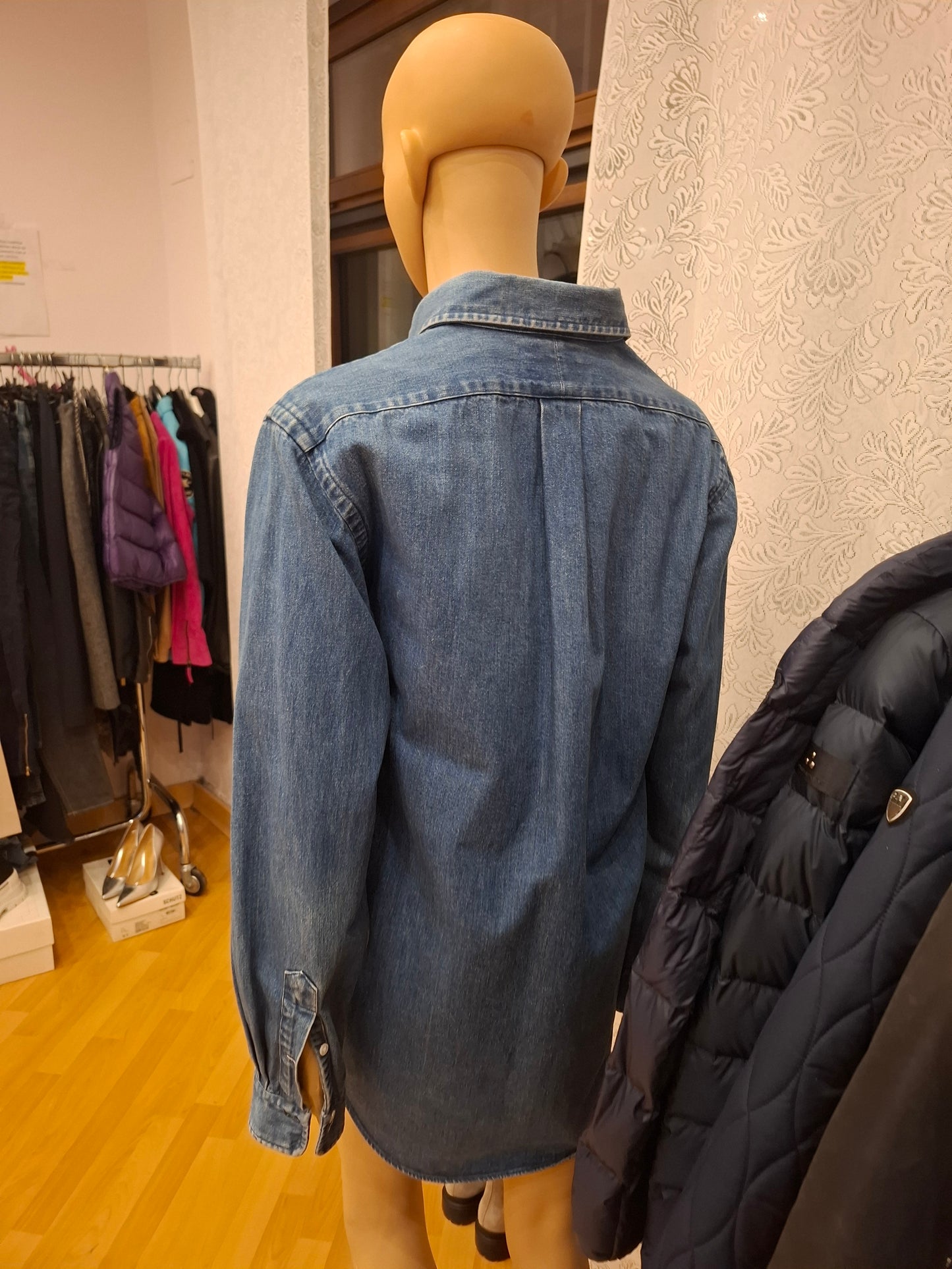 Camicia denim Ralph Lauren vintage tg M/L