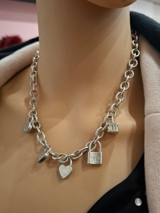 Collana Tiffany arg vintage