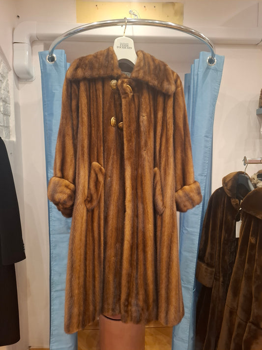 Pelliccia visone Gianfranco Ferrè tg M/L