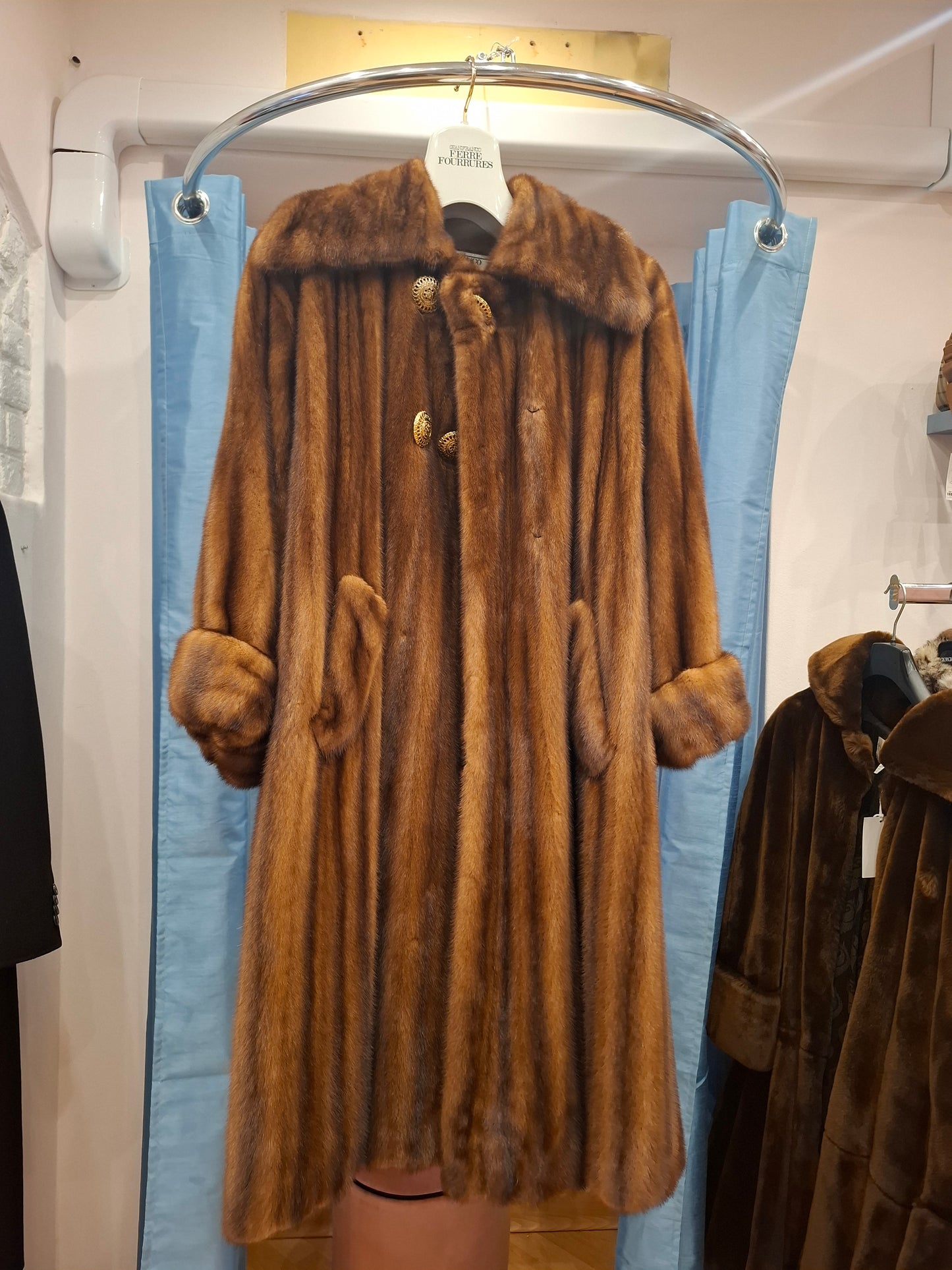 Pelliccia visone Gianfranco Ferrè tg M/L