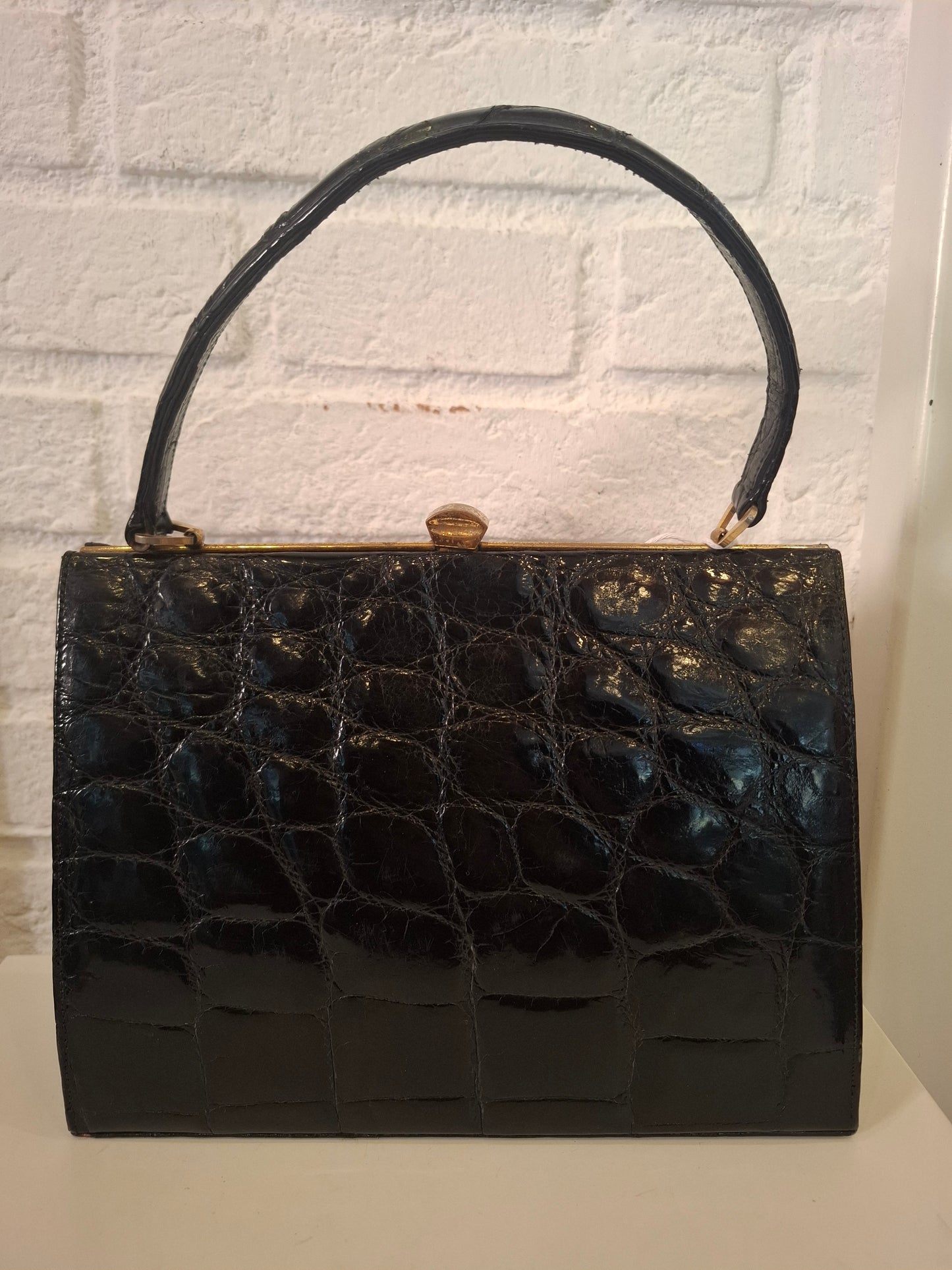 Borsetta vintage coccodrillo