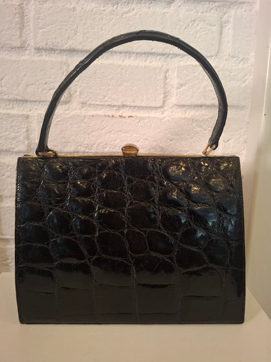 Borsetta vintage coccodrillo