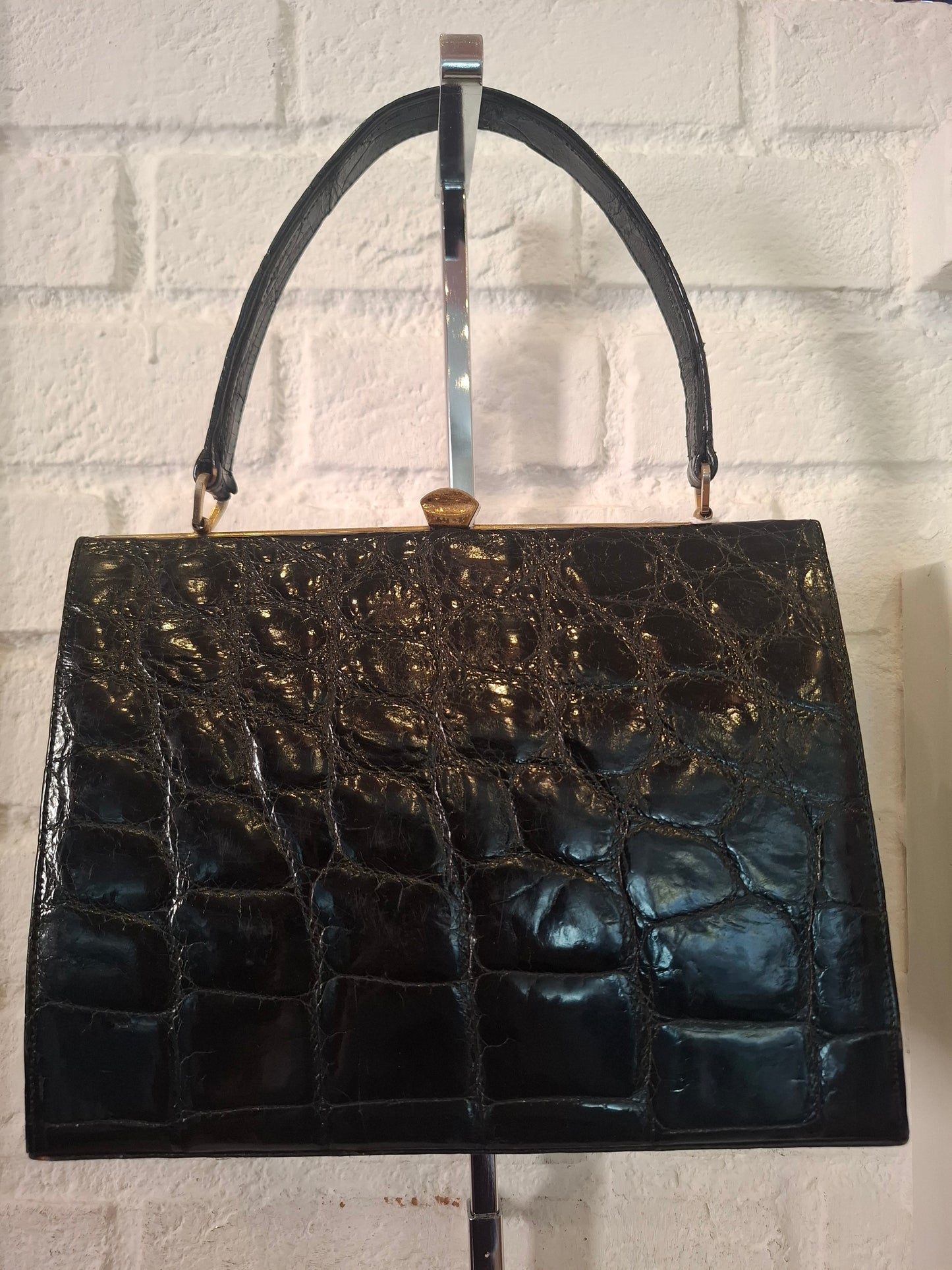 Borsetta vintage coccodrillo