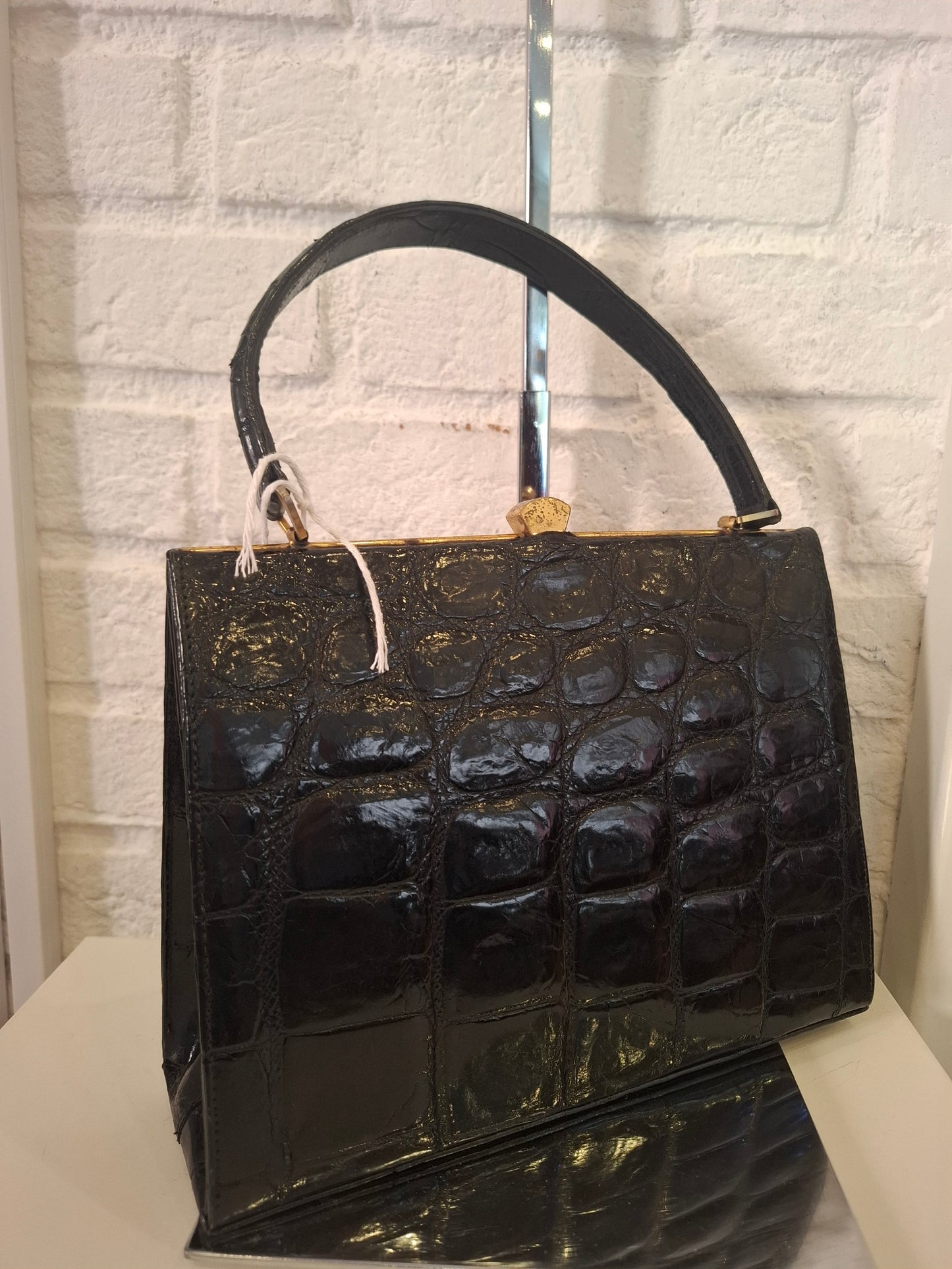 Borsetta vintage coccodrillo