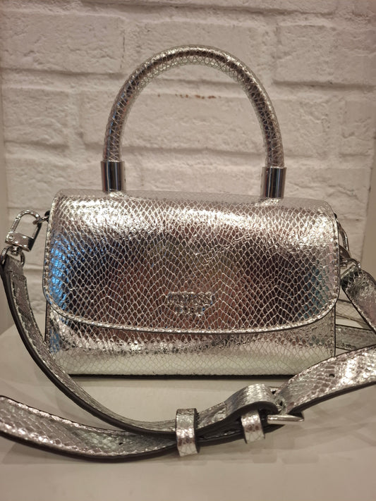 Borsa Guess argentata come nuova
