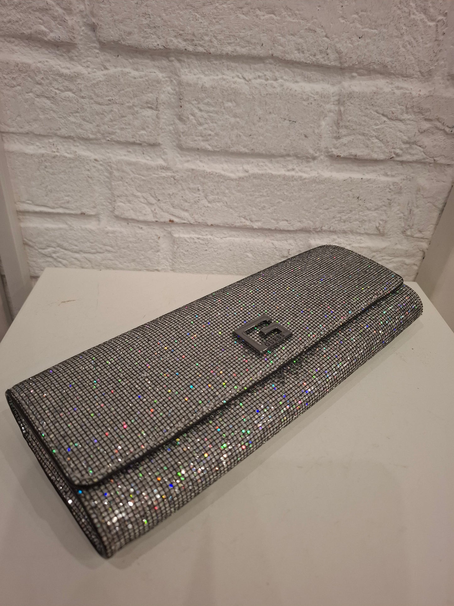 Pochette a mano guess glitter