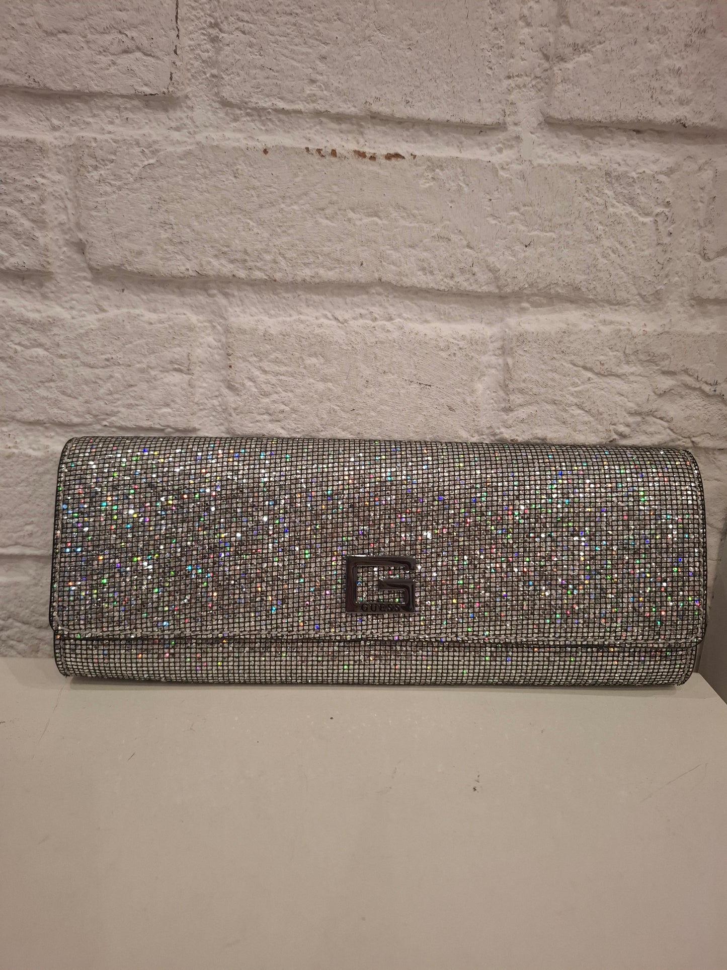 Pochette a mano guess glitter
