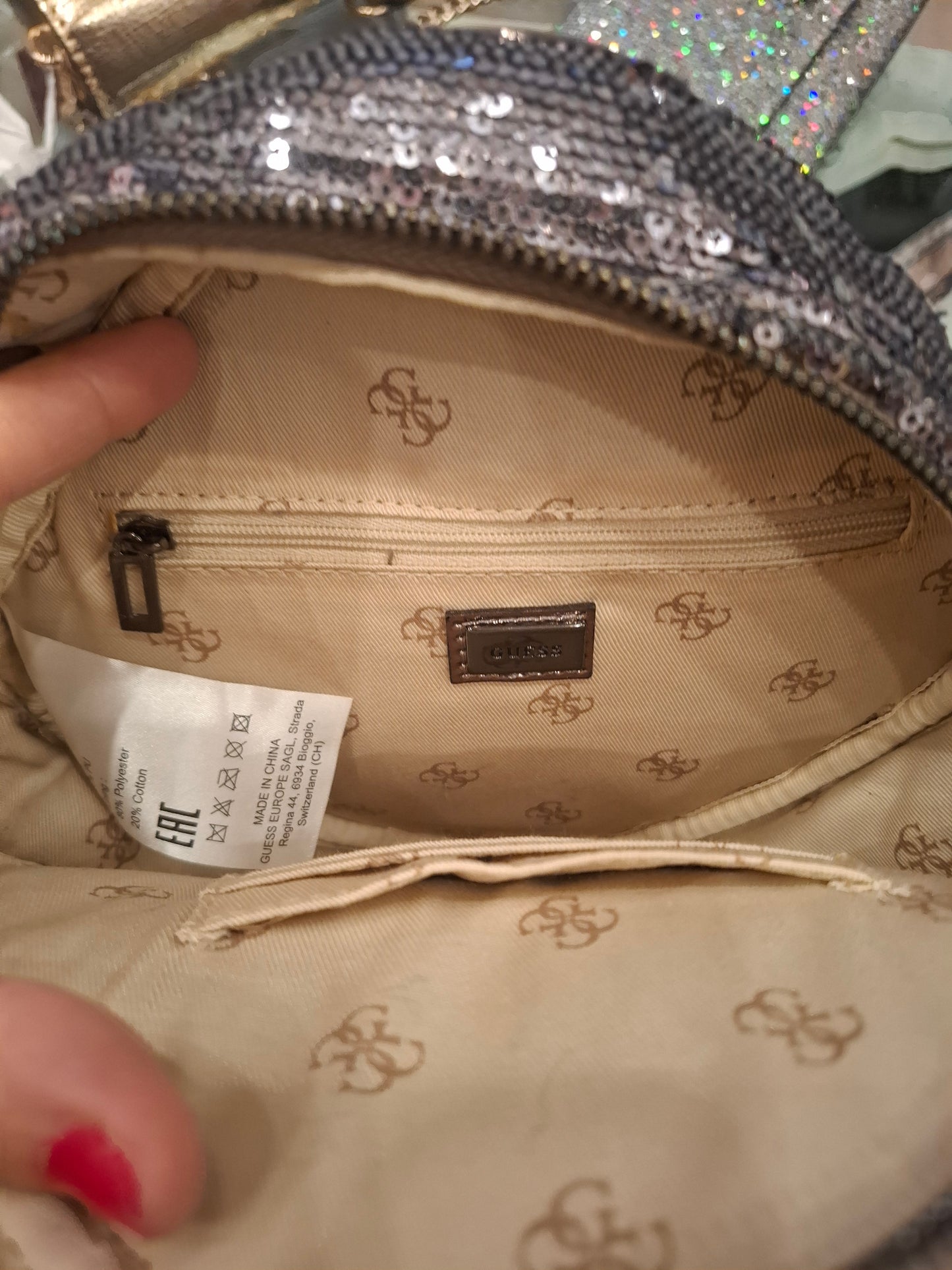 Tracolla Guess paillettes