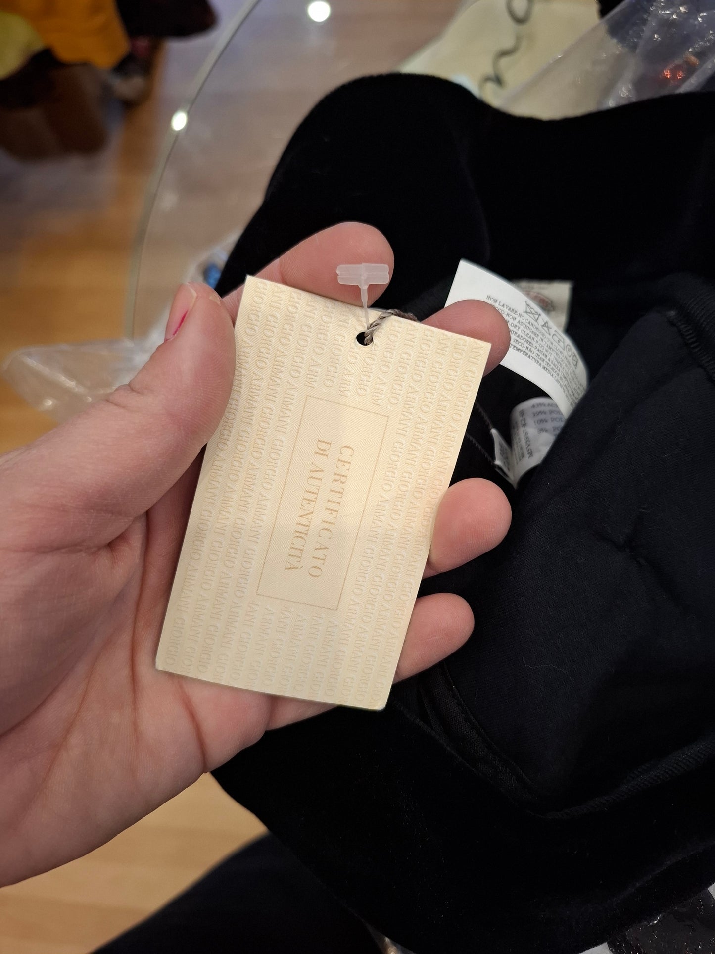 Cappello velluto Armani nuovo tg III