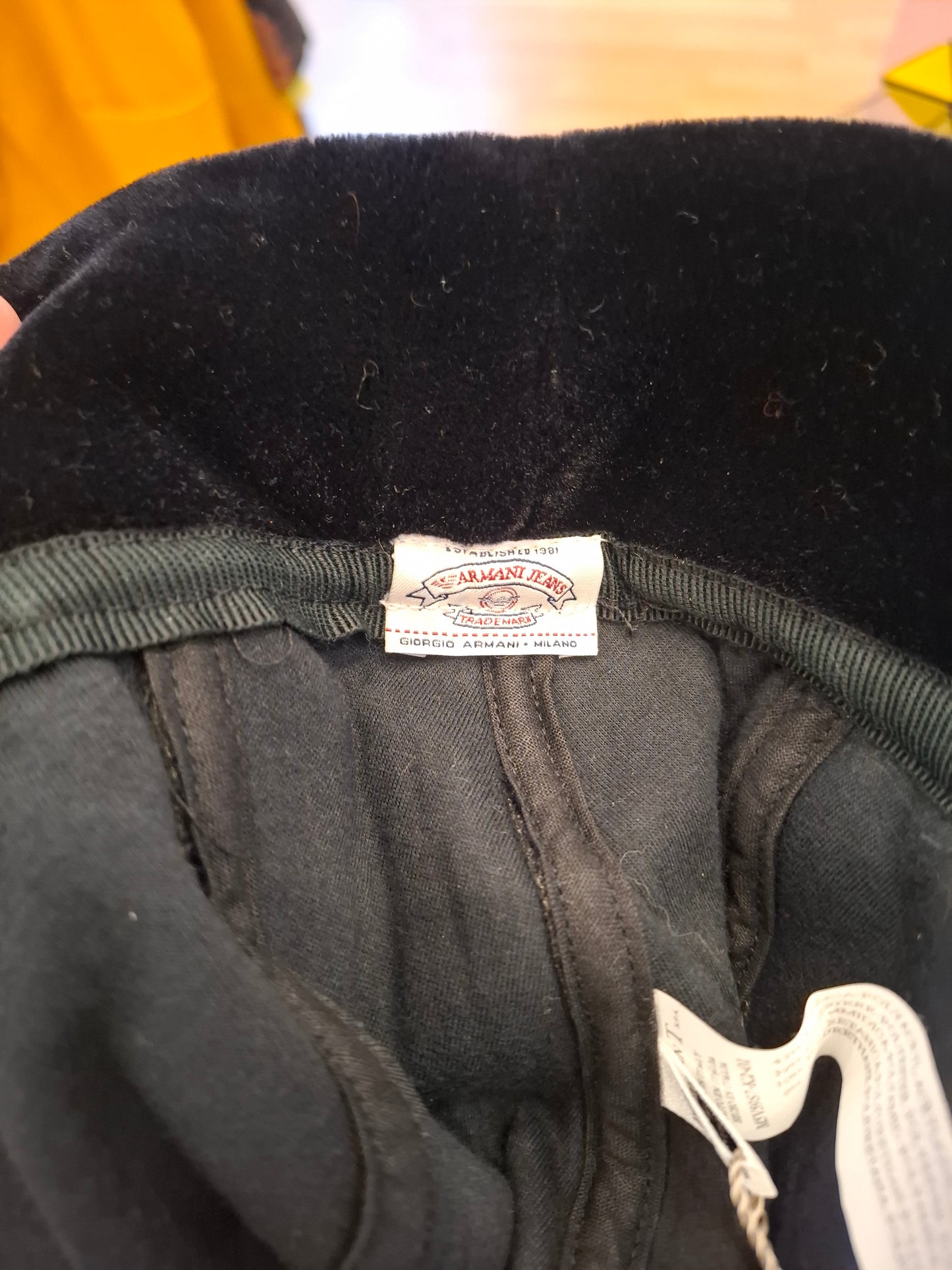 Cappello velluto Armani nuovo tg III