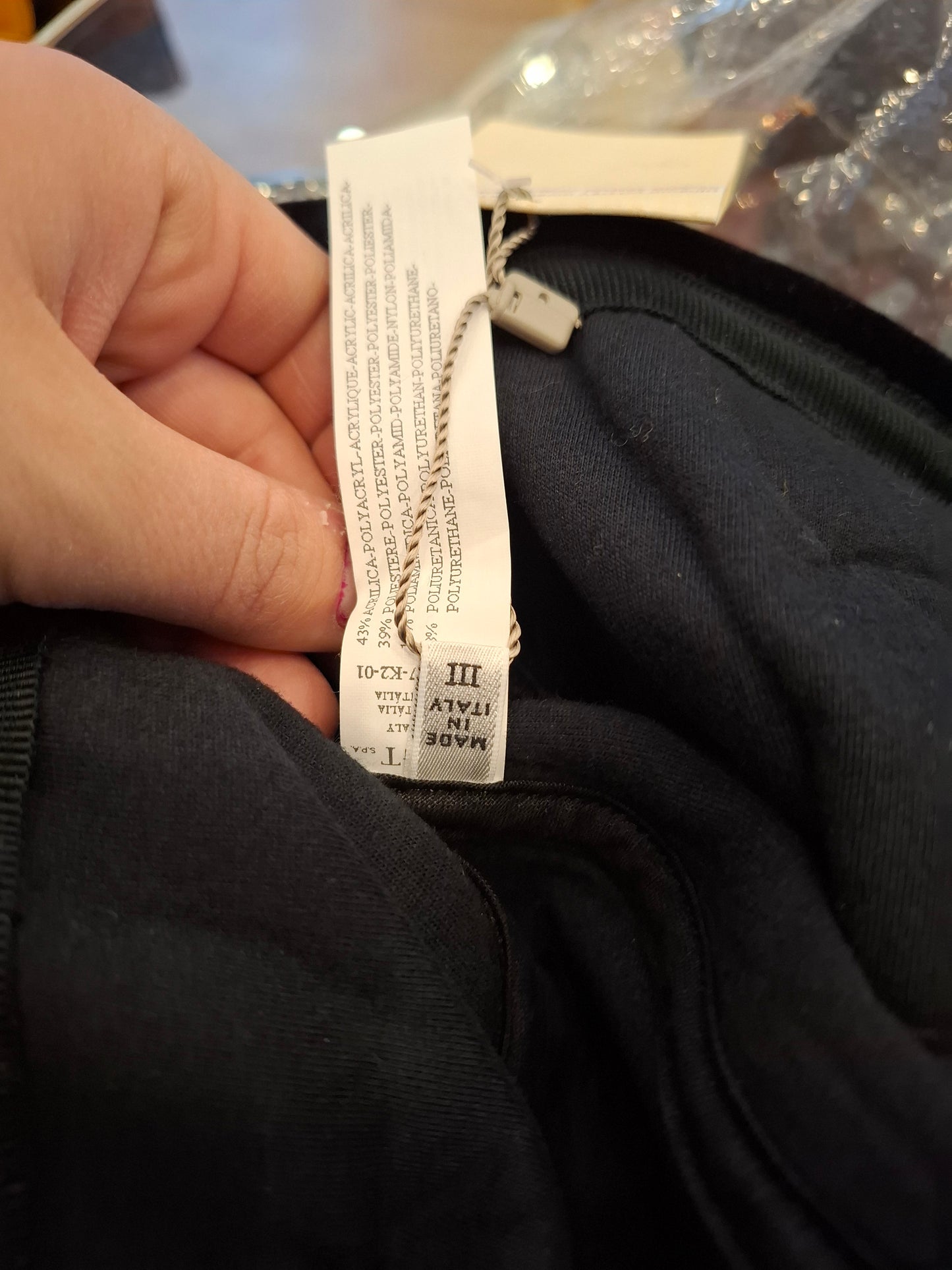 Cappello velluto Armani nuovo tg III