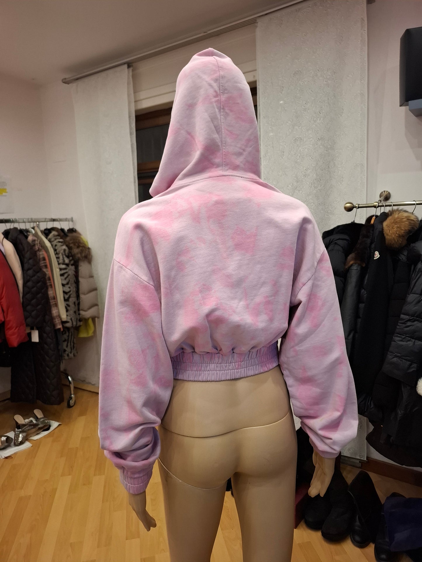 Felpa Crop Top Versace Jeans C. Tg S