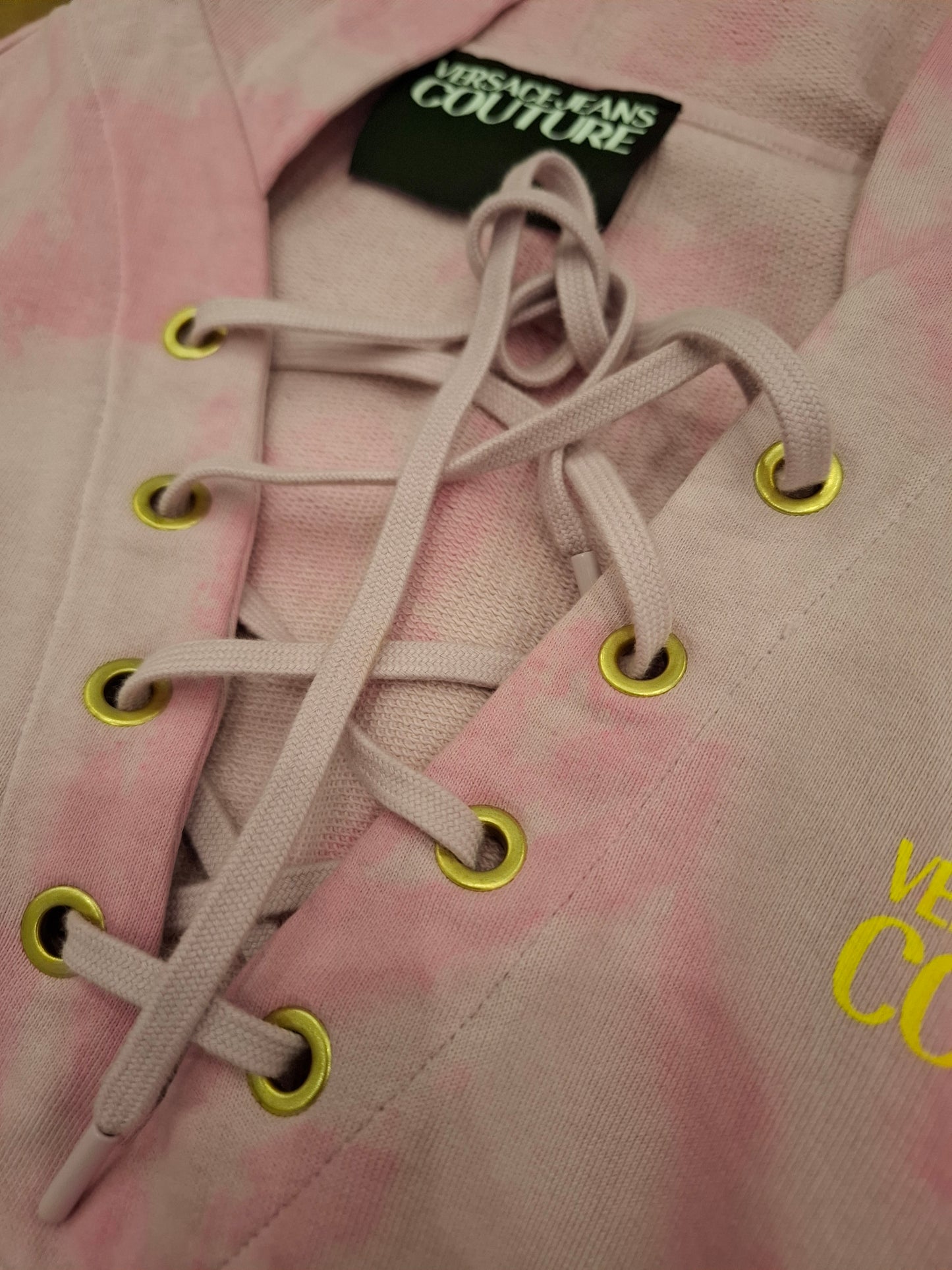 Felpa Crop Top Versace Jeans C. Tg S