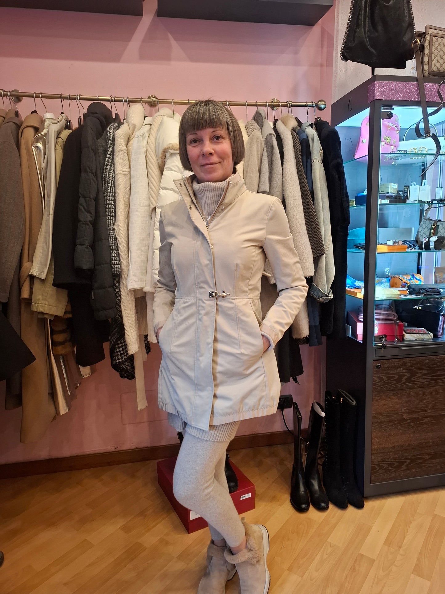 Trench Fay tg S/M beige con gancio