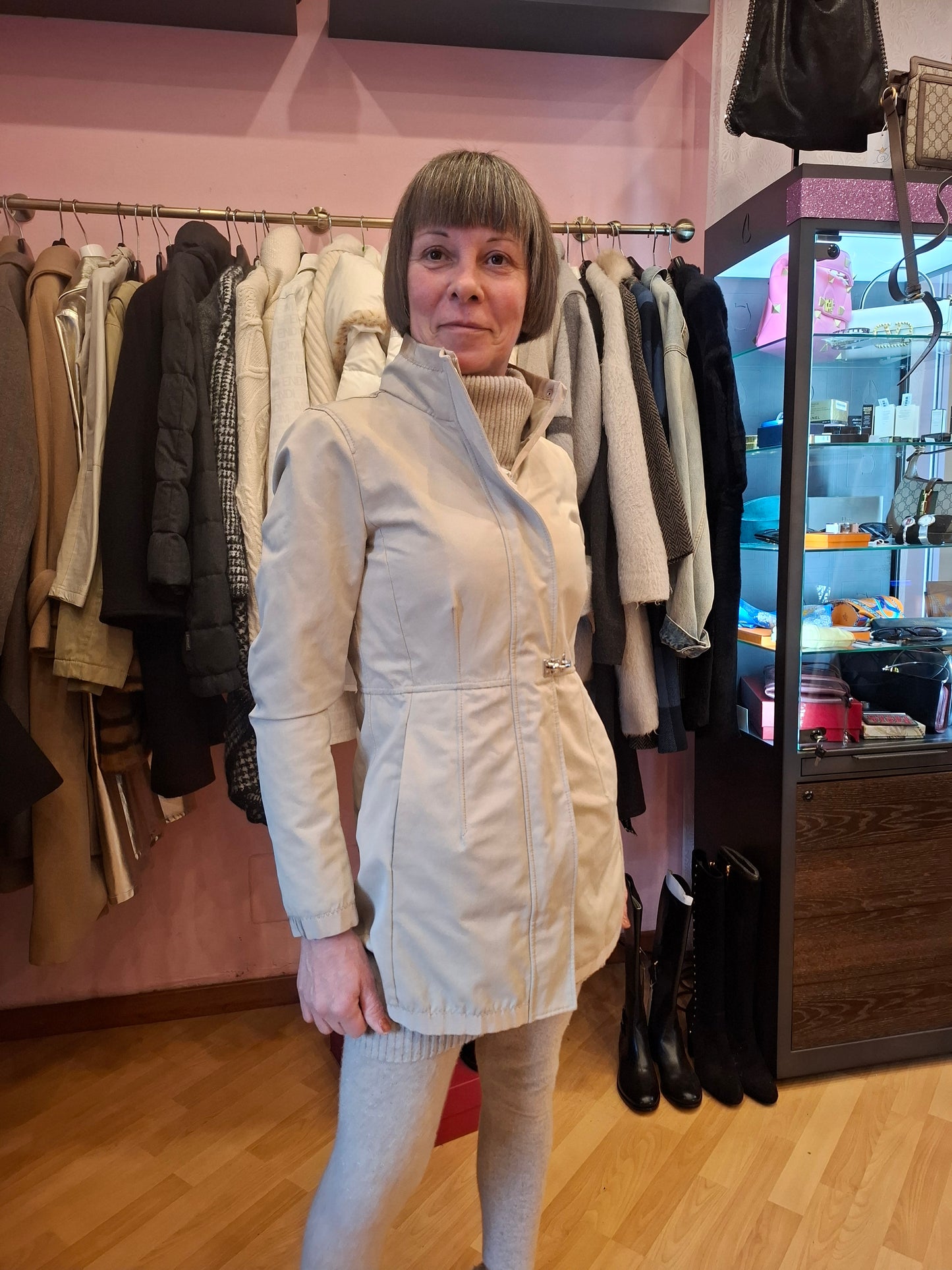 Trench Fay tg S/M beige con gancio