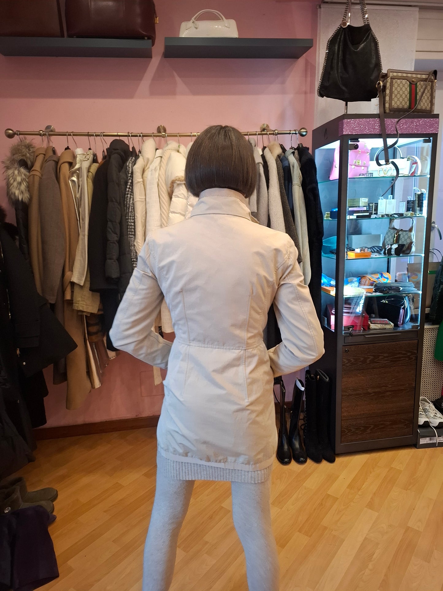 Trench Fay tg S/M beige con gancio