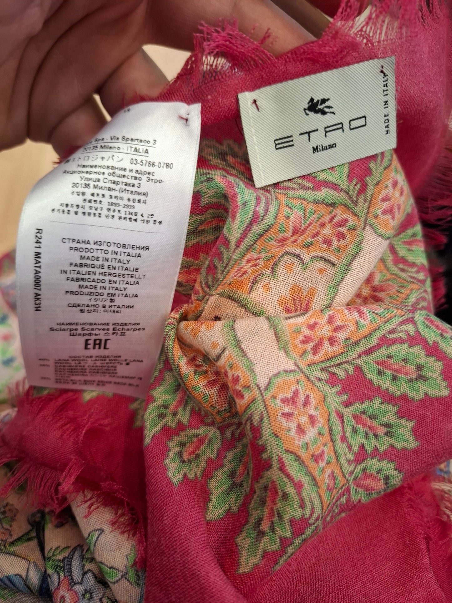 Sciarpa etro come nuova