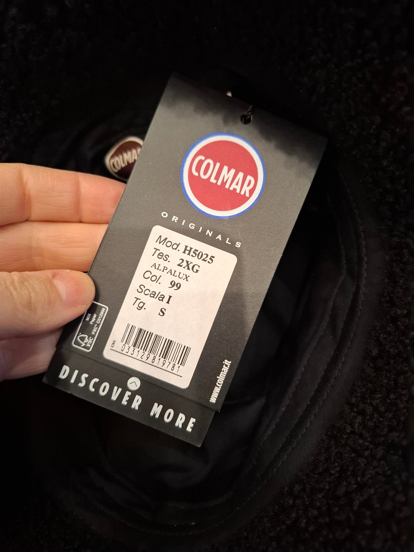 Cappello colmar nuovo tg S