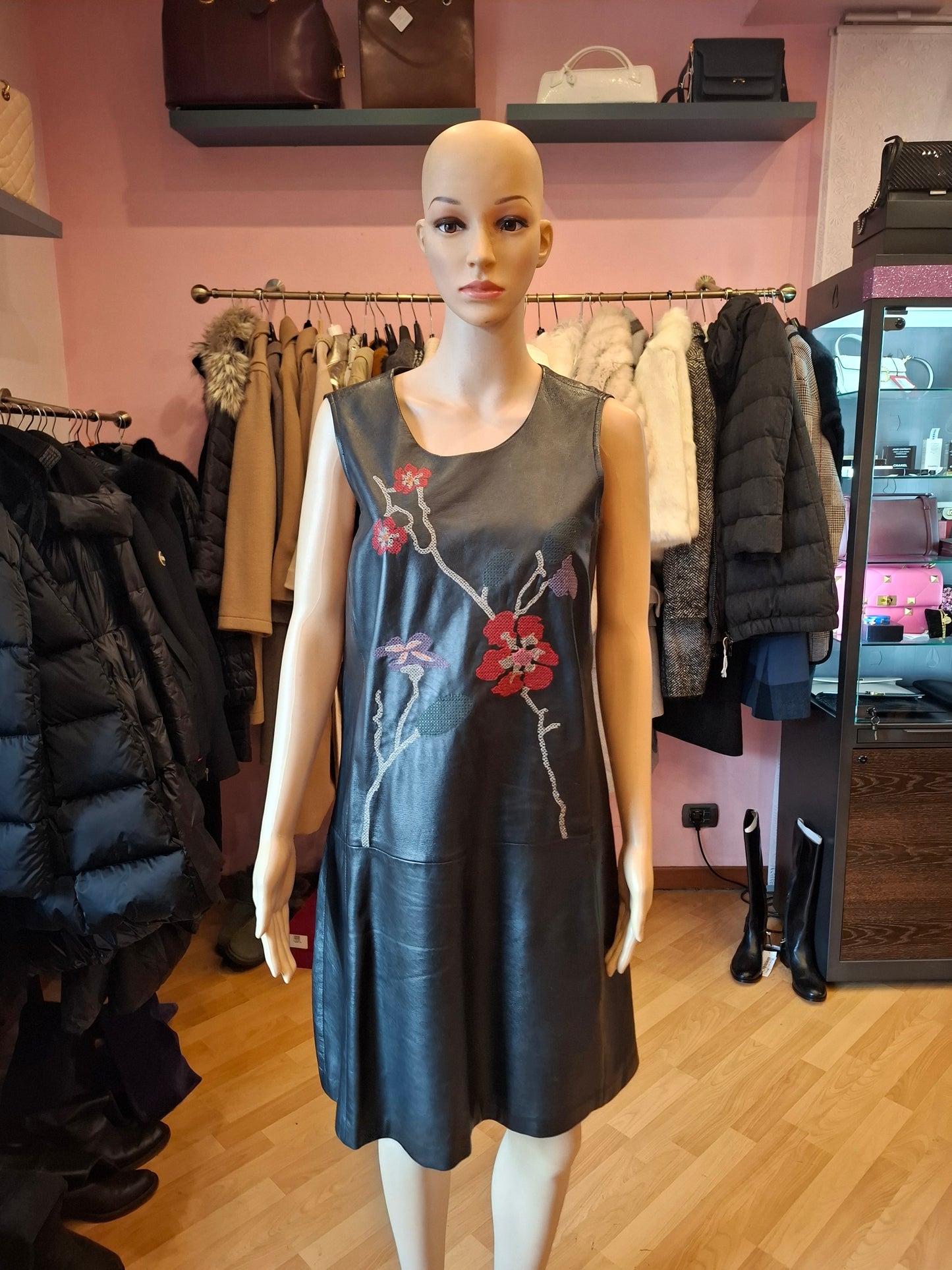 Abito Blumarine Blugirl tg 44 pelle