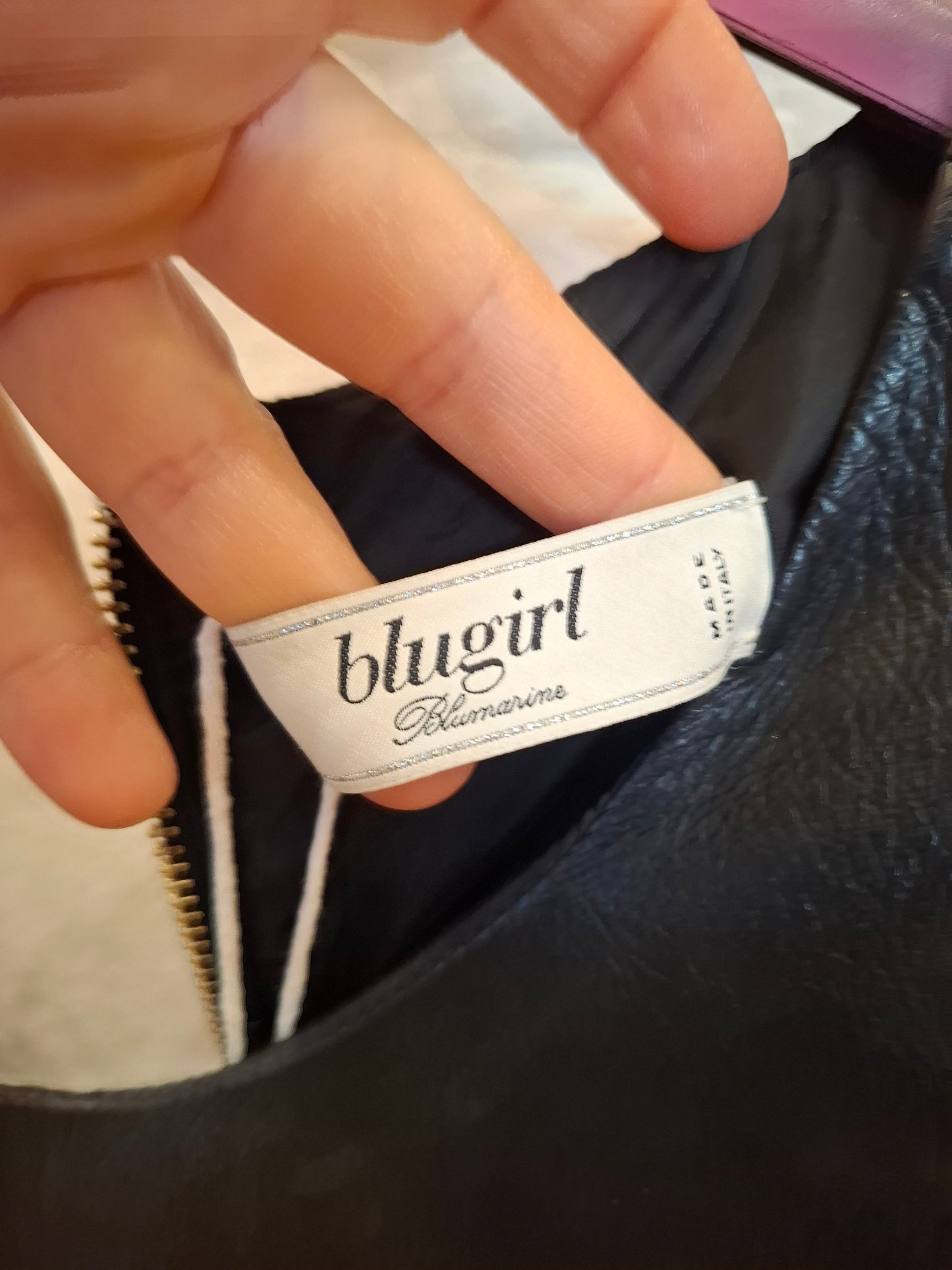 Abito Blumarine Blugirl tg 44 pelle