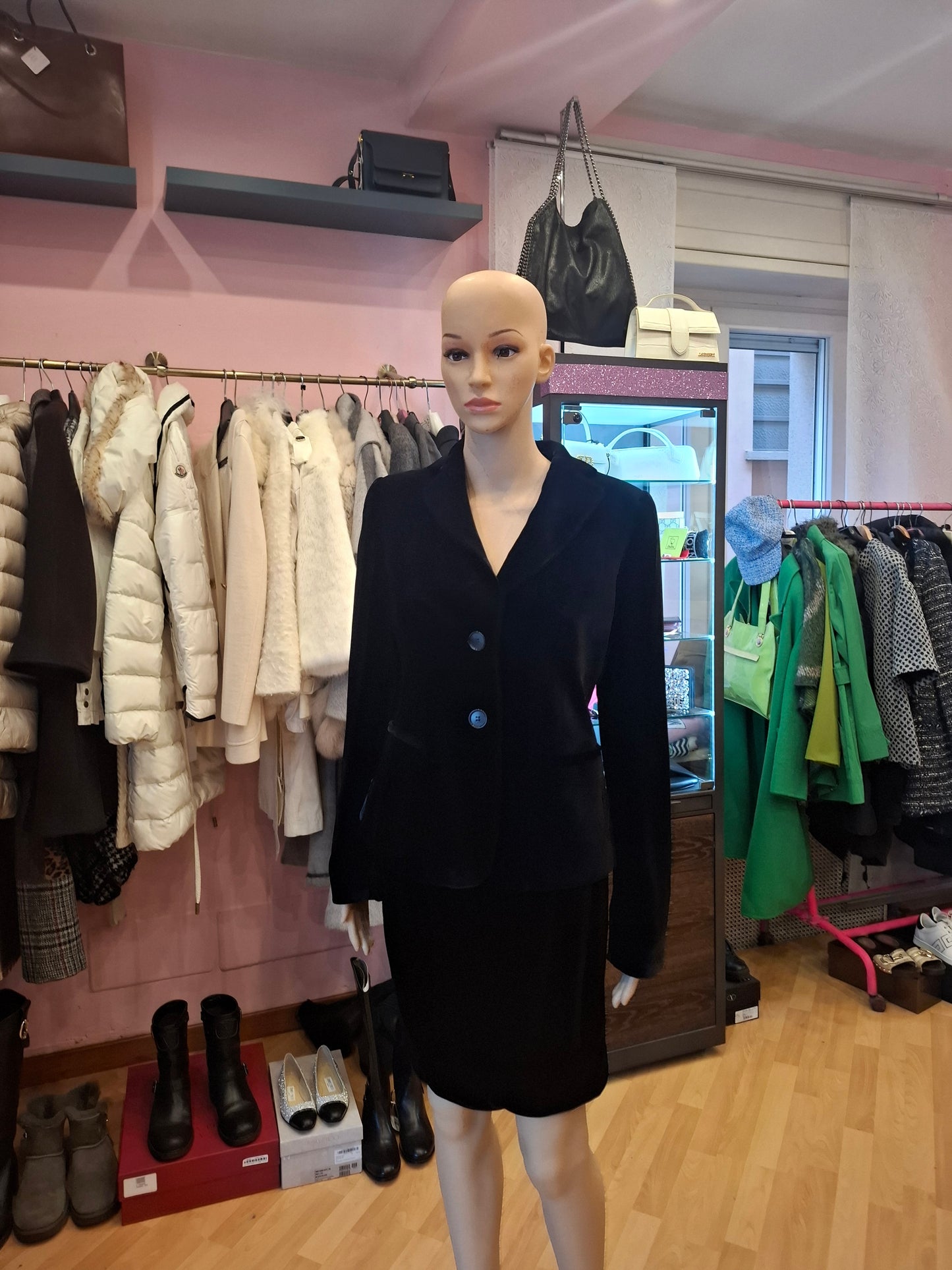 Completo velluto Emporio Armani tg 40/42