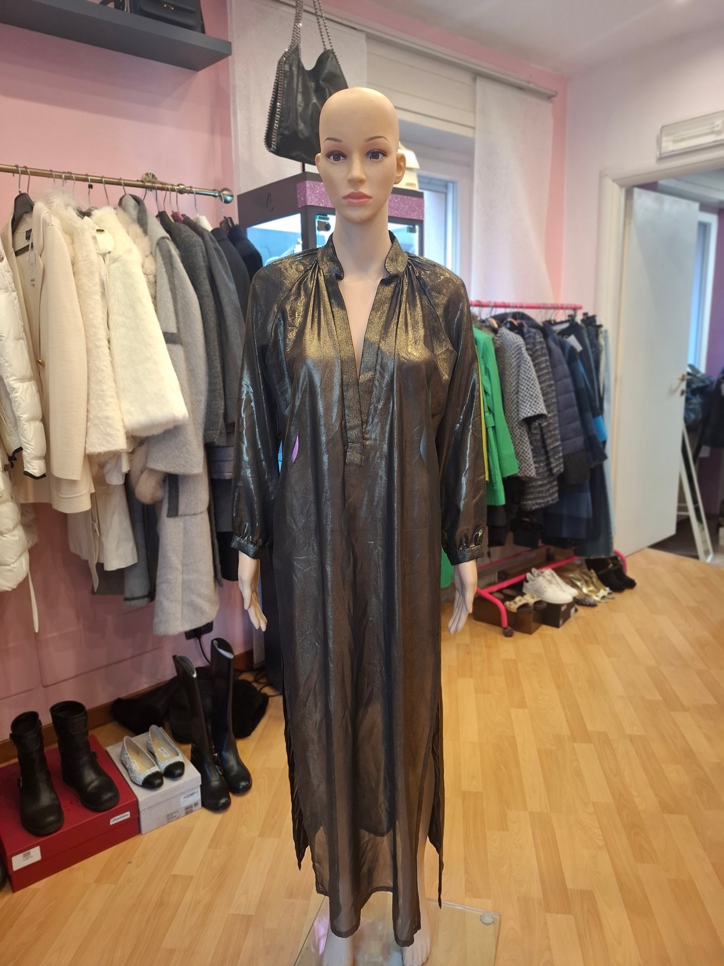 Abito Sara Spadone tg 42 pura seta