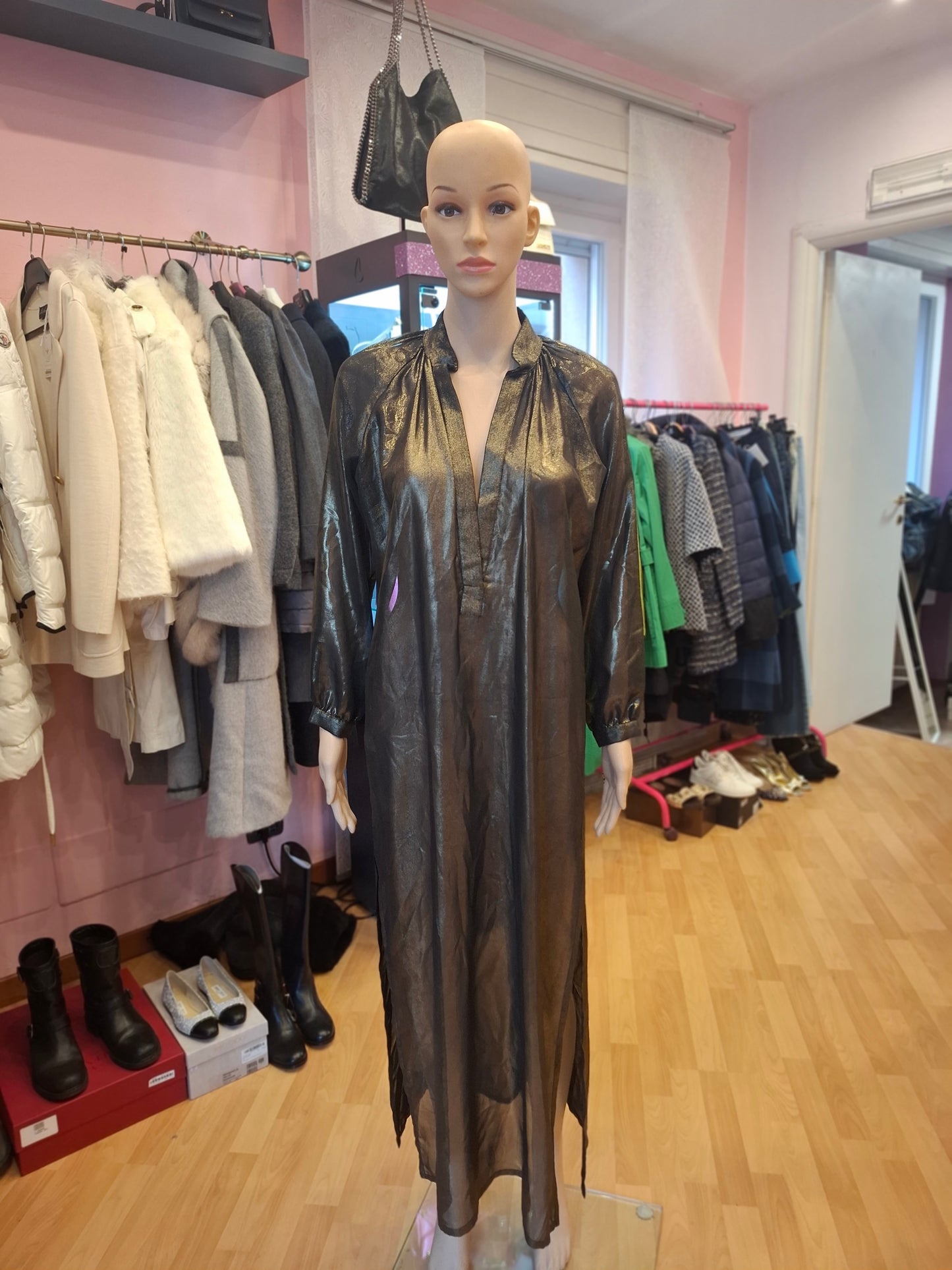 Abito Sara Spadone tg 42 pura seta