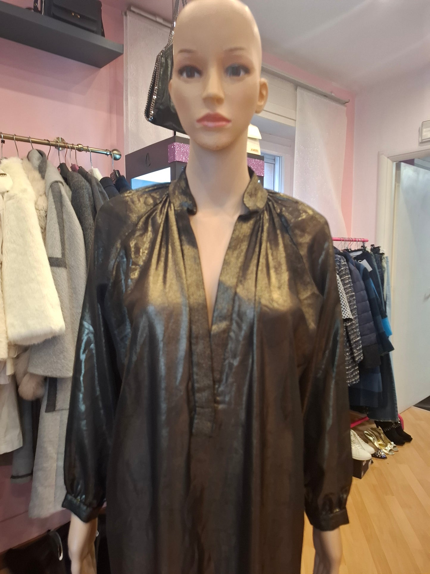 Abito Sara Spadone tg 42 pura seta