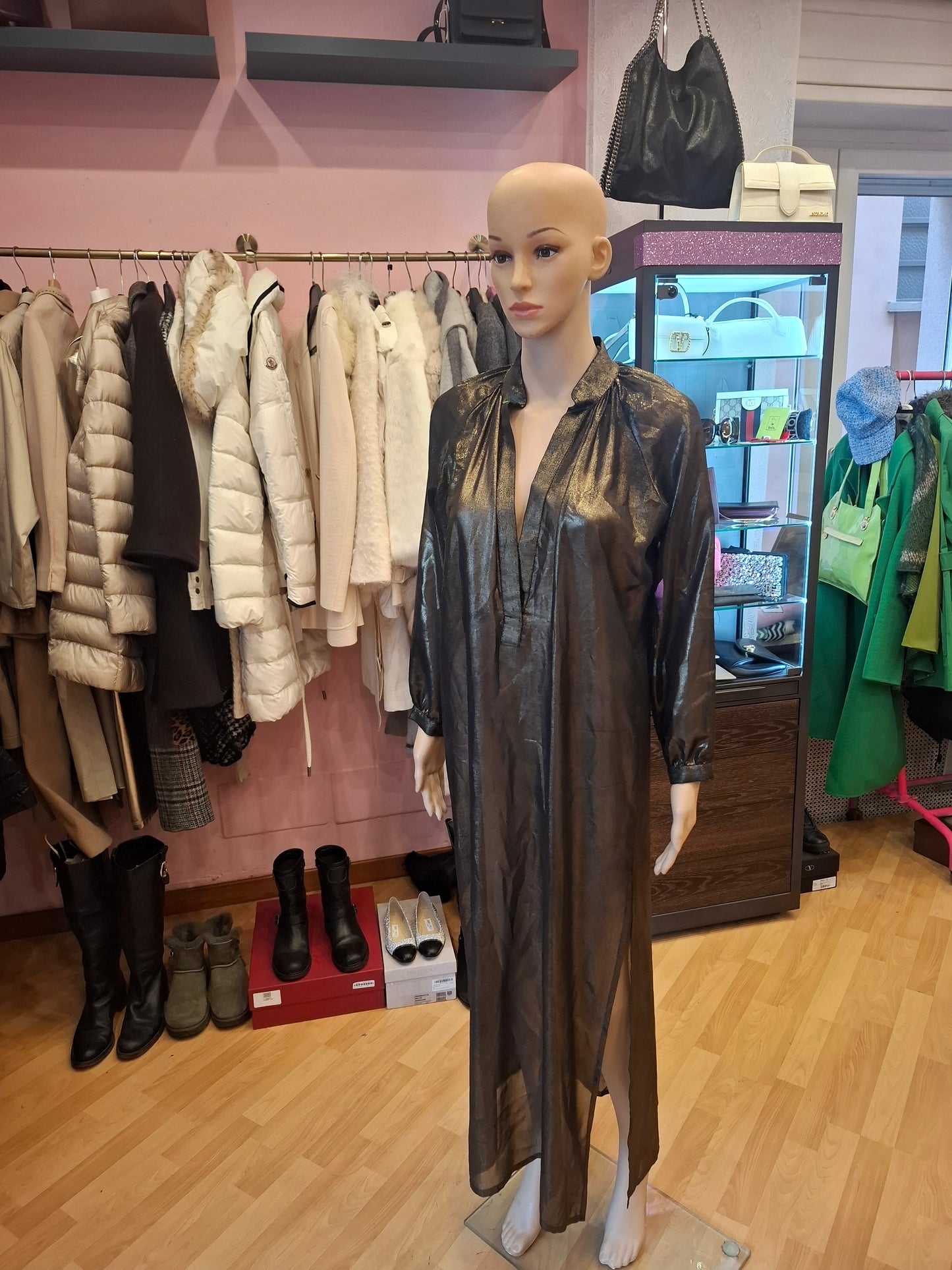 Abito Sara Spadone tg 42 pura seta