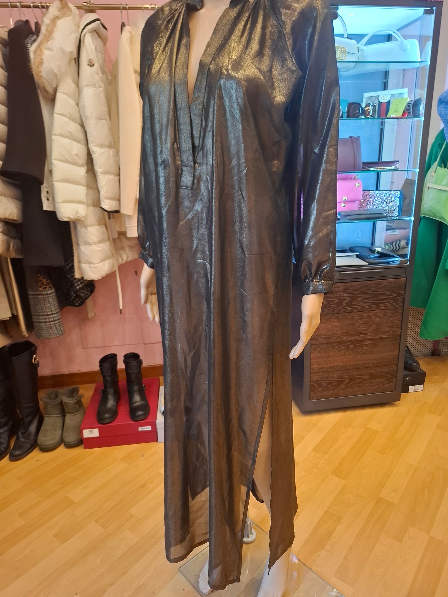 Abito Sara Spadone tg 42 pura seta