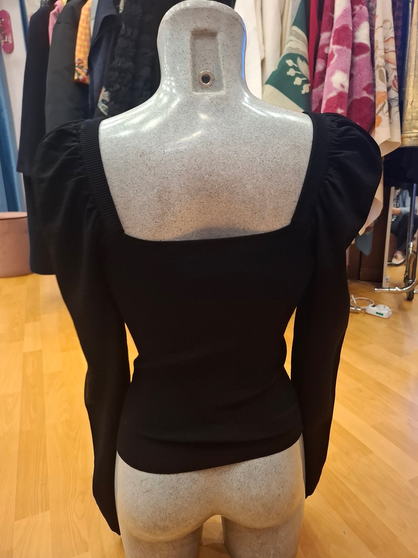 Top Twin Set tg S manica a sbuffo