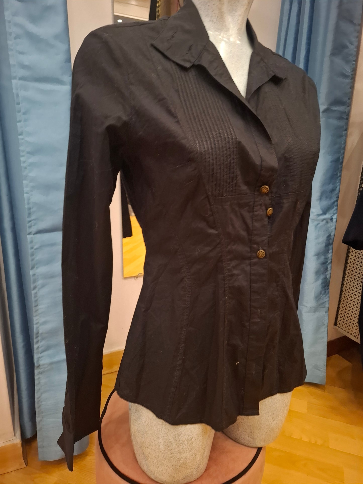 Camicia Cavalli nera tg 40