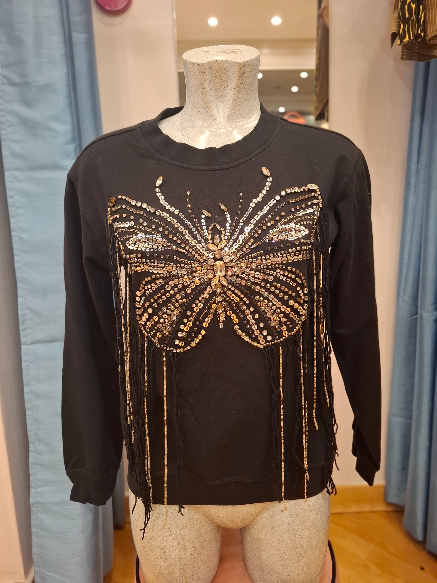 Felpa Twin Set strass tg XS