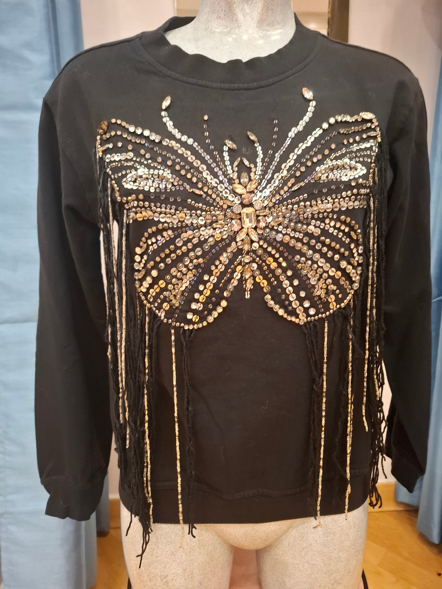 Felpa Twin Set strass tg XS