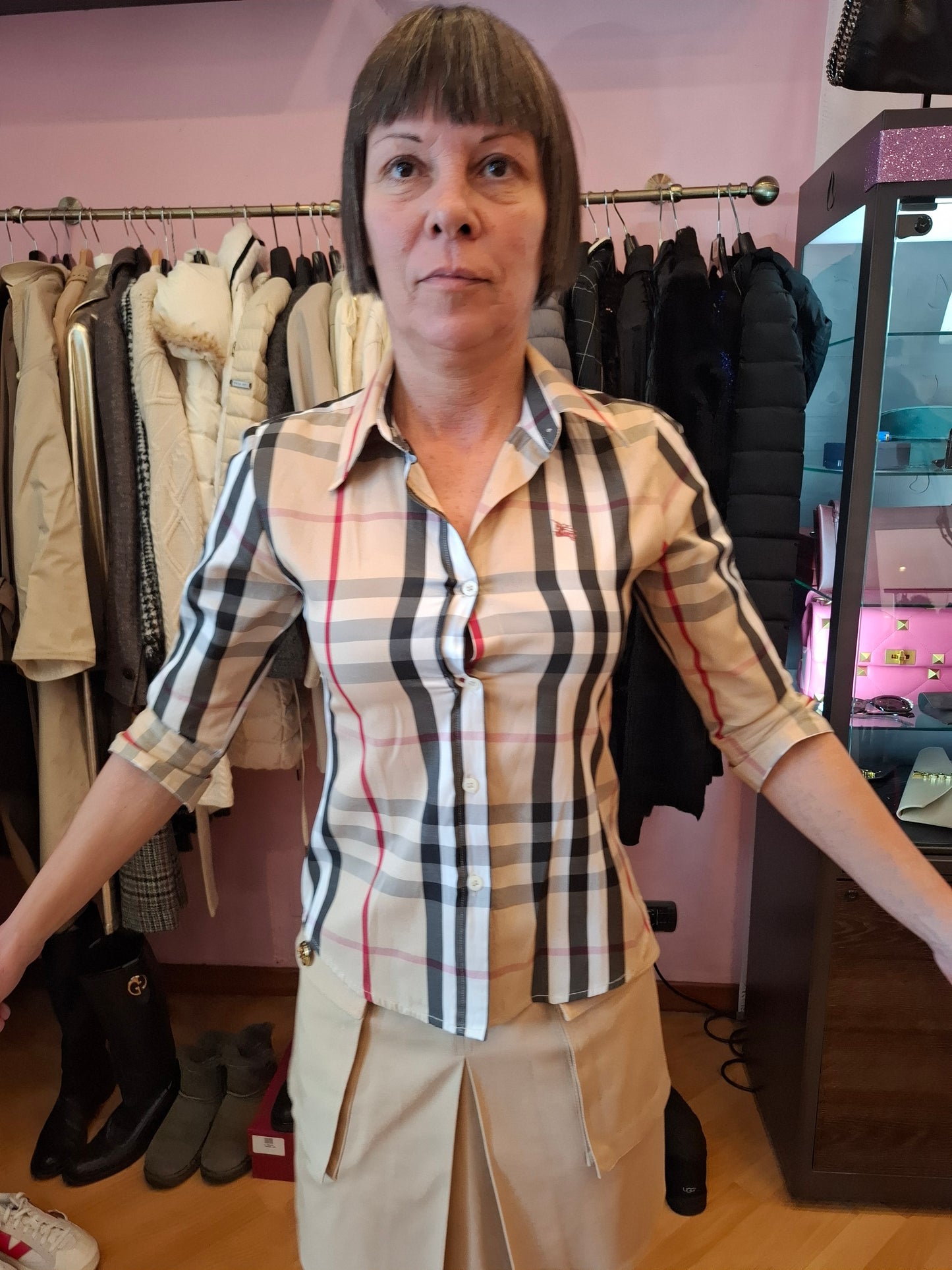 Camicia Burberry tg M ridotta