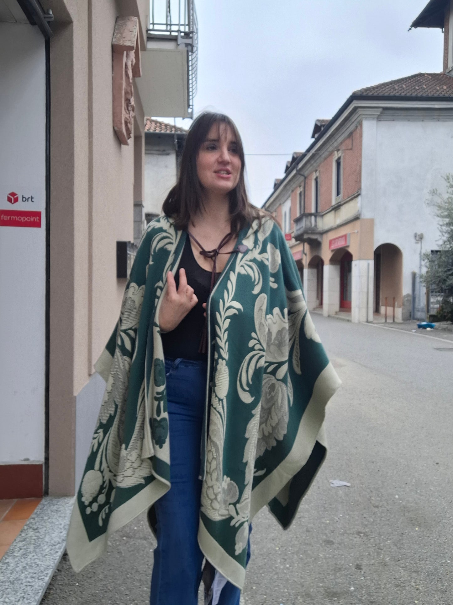 Mantella Etro lana e cashemere tg U