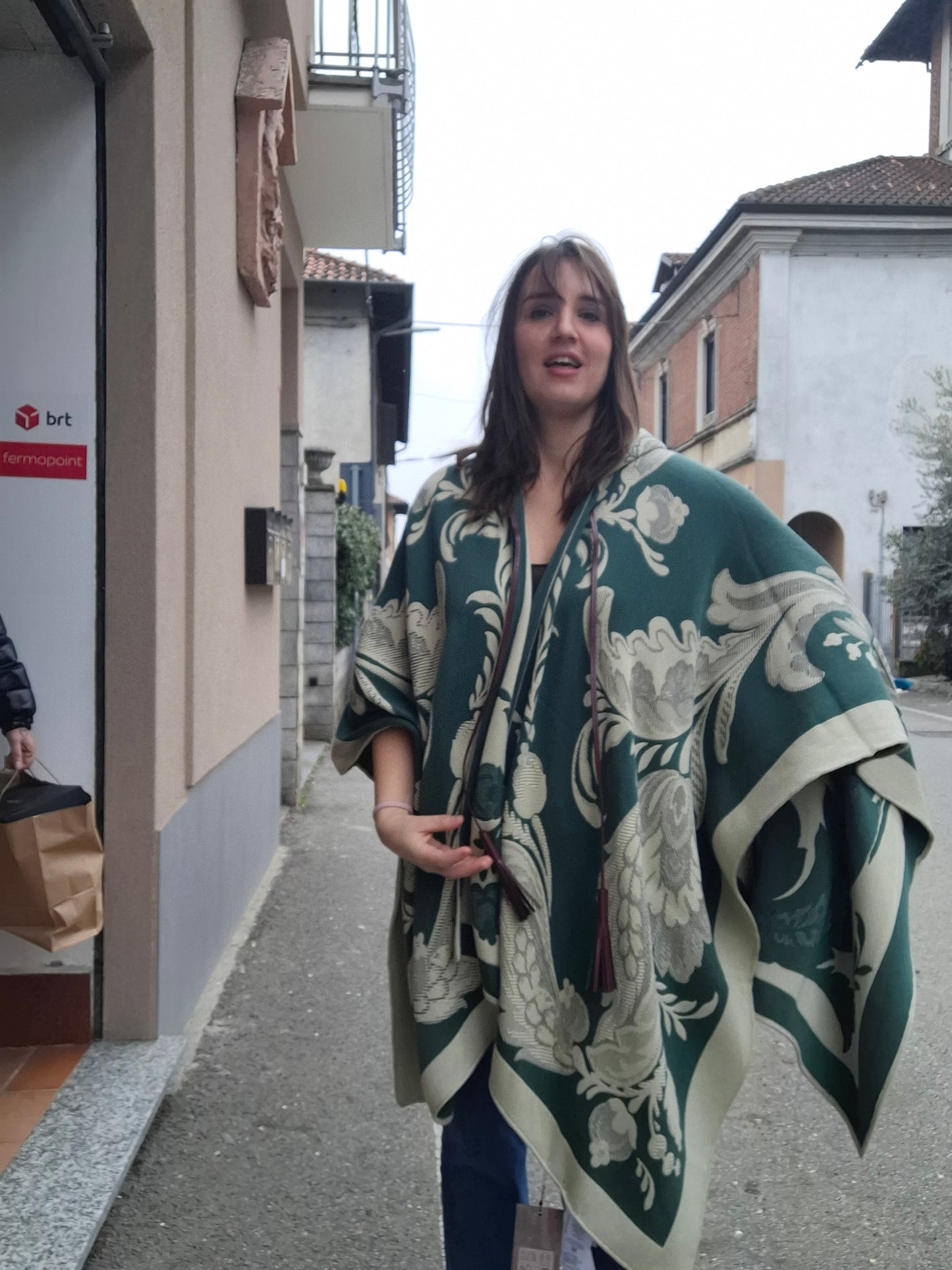 Mantella Etro lana e cashemere tg U