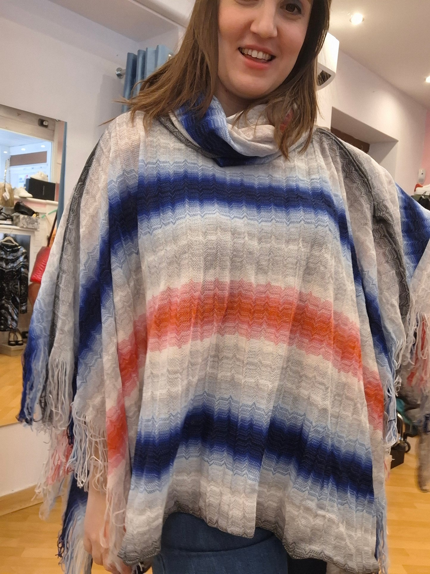 Poncho Missoni tg U