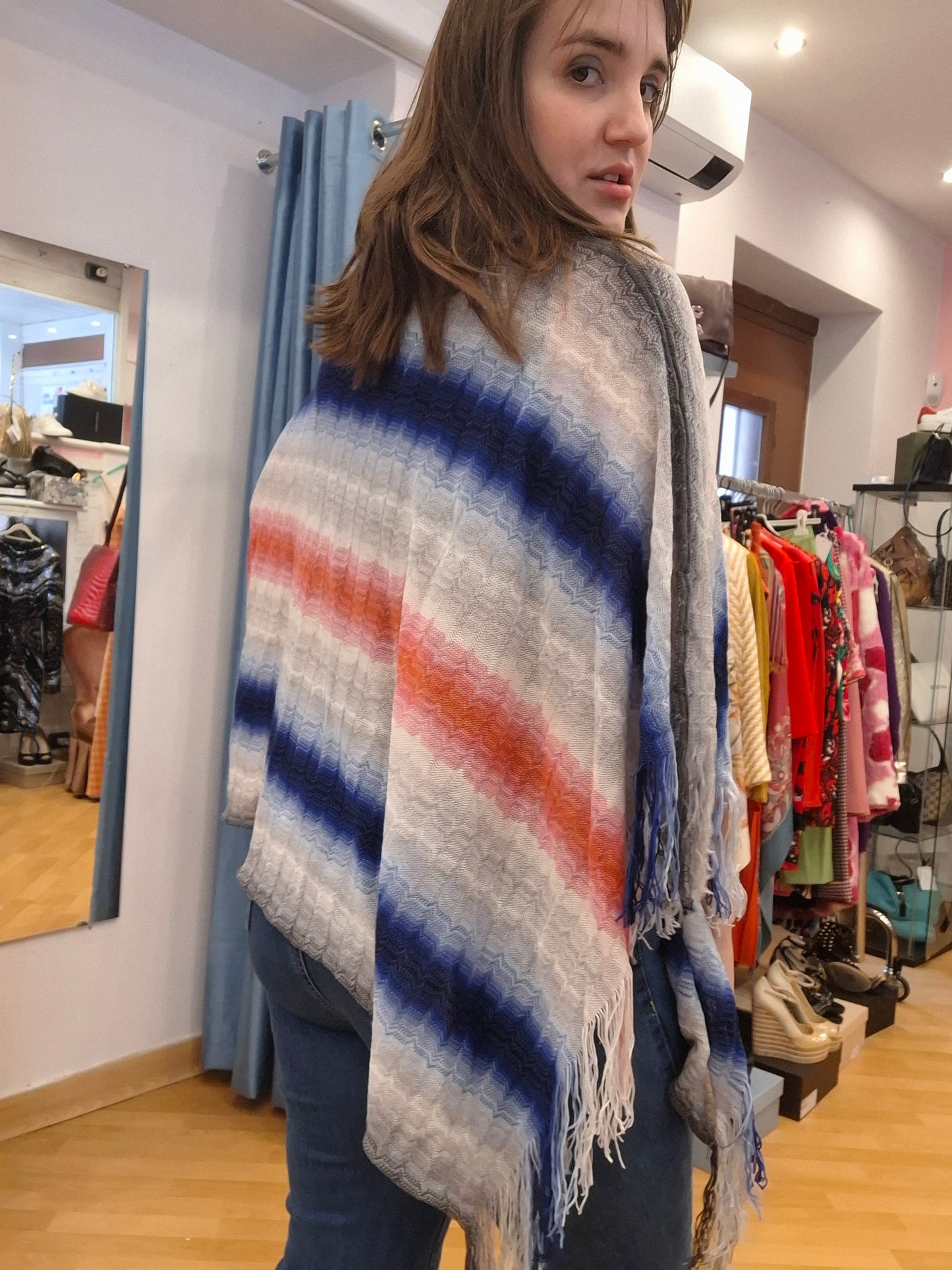 Poncho Missoni tg U