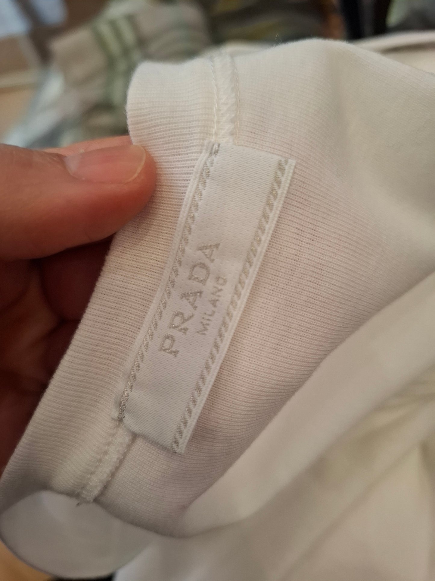 Canotta Prada tg L logo