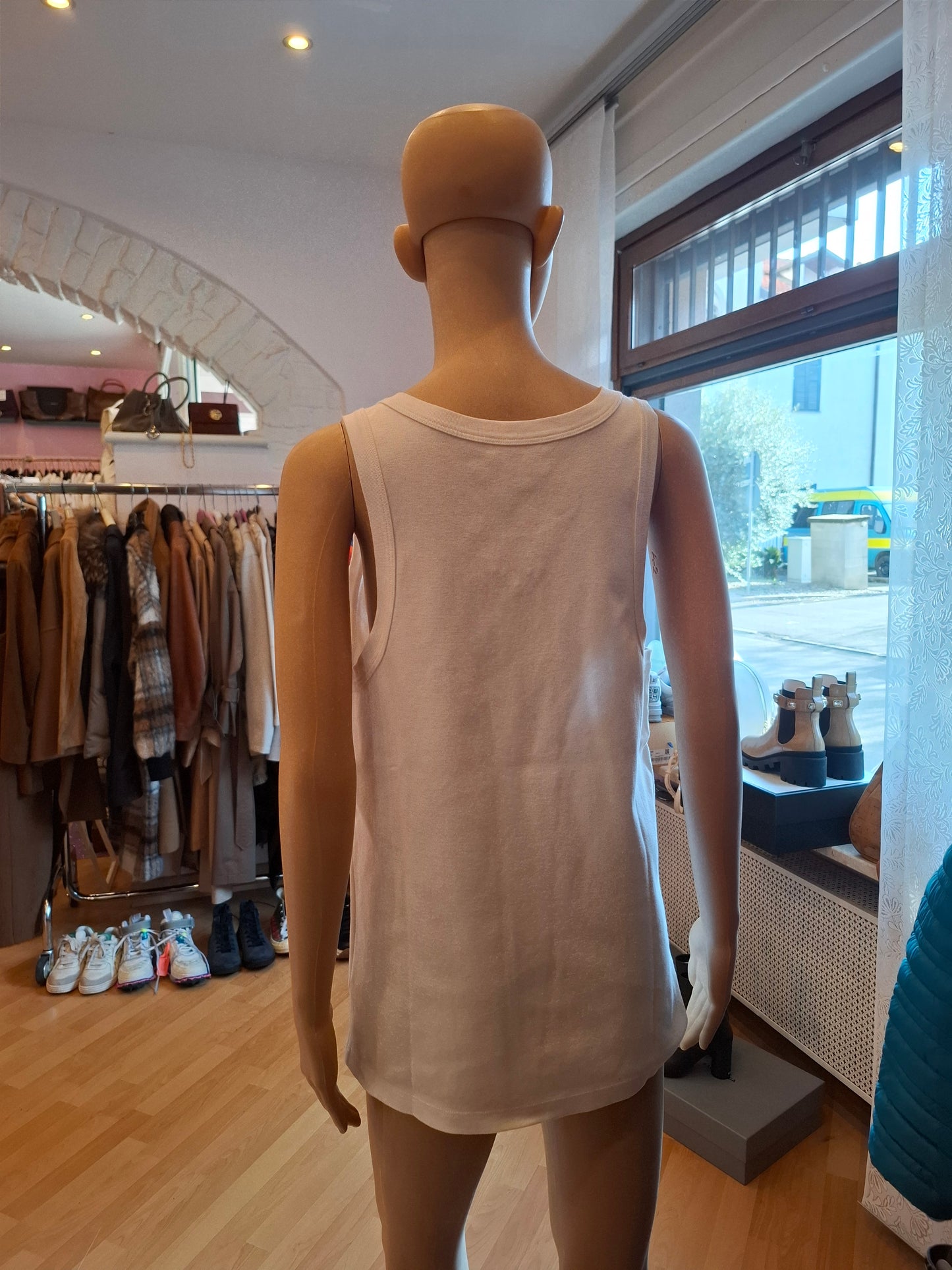 Canotta Prada tg L logo