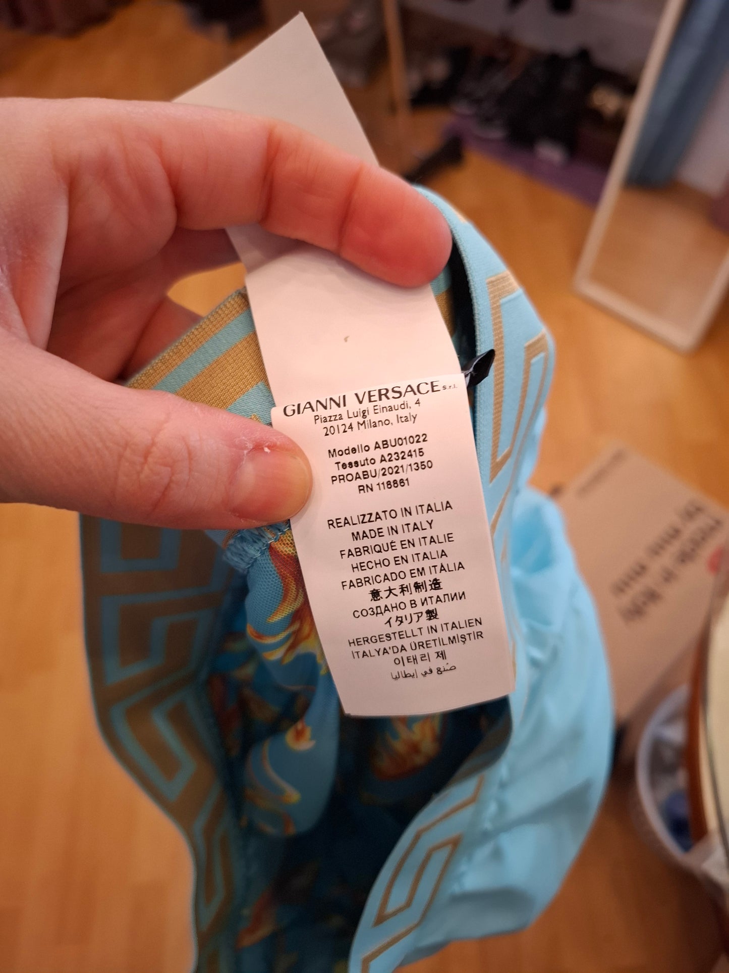 Costume maschile Versace tg S/M