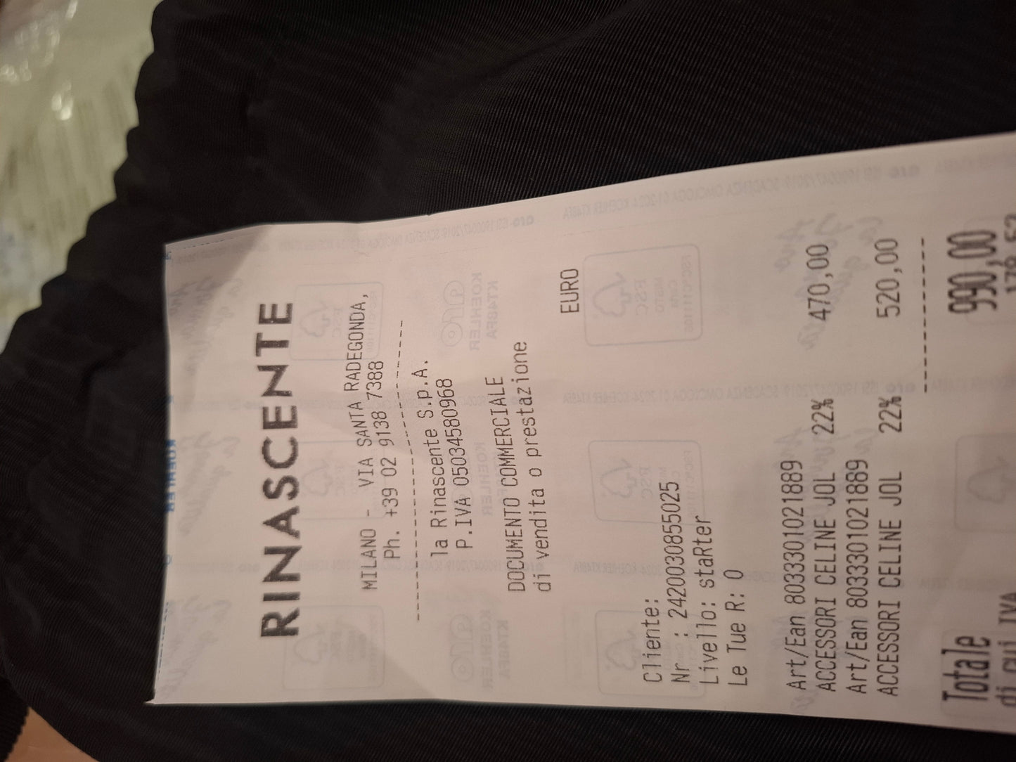 Cintura Celine Triomphe mis 80