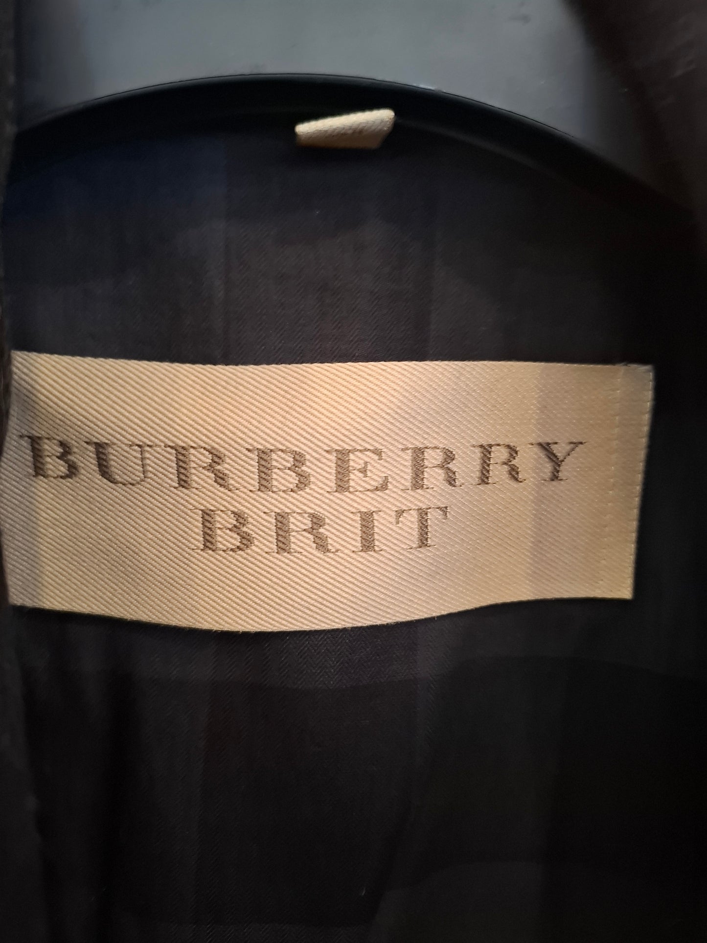 Cappotto Burberry maniche pelle tg 40