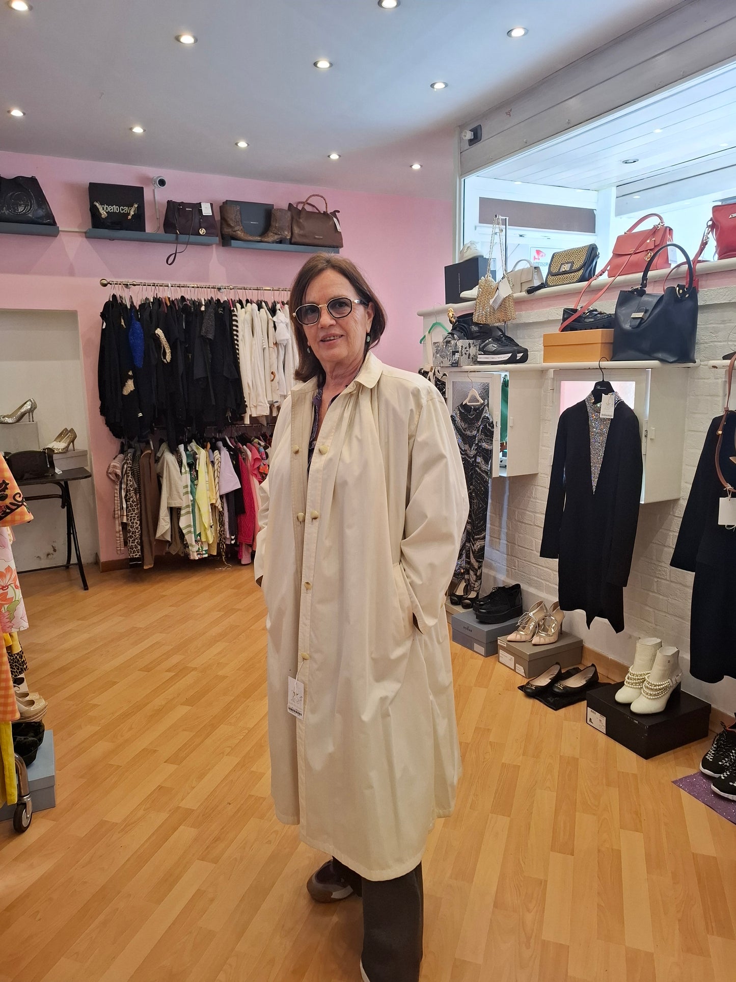 Trench double vintage tg M/L