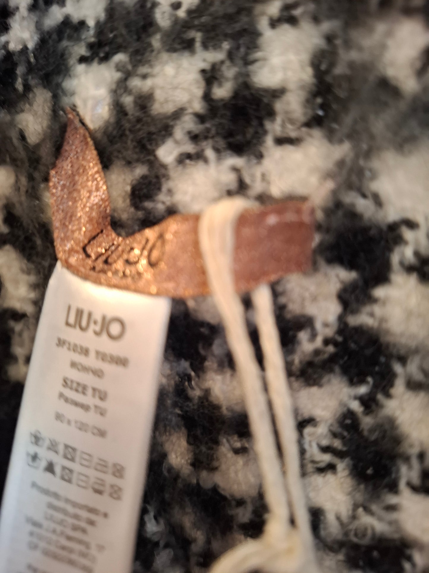 Mantella Liu Jo bianca nera tg U