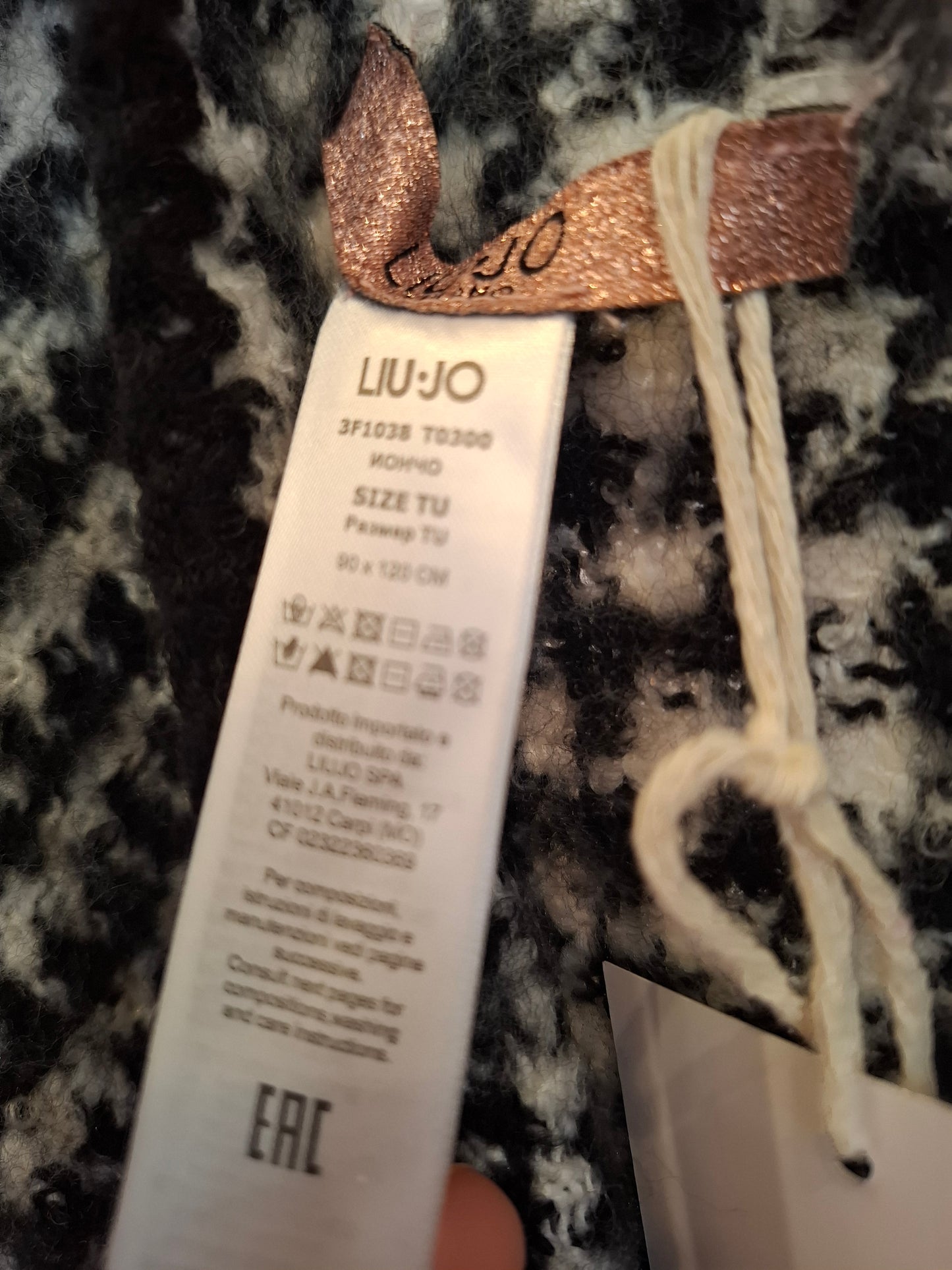 Mantella Liu Jo bianca nera tg U