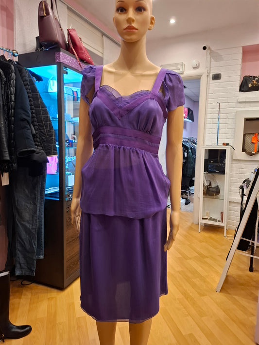 Completo Red Valentino seta viola tg S